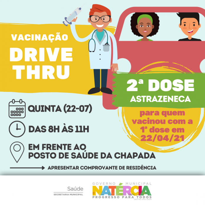 21-07 VACINAÇÃO 2ª DOSE - 1ª 22-04