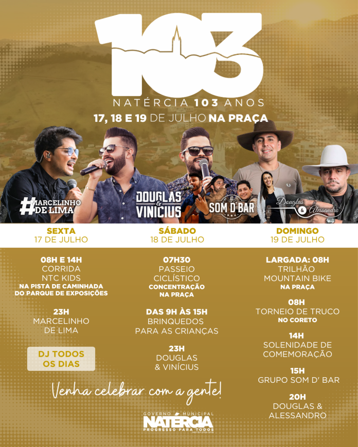 cartaz 103 anos